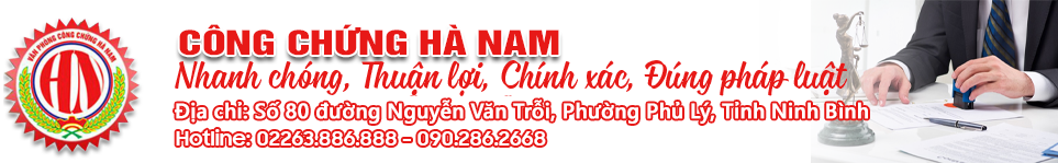 Công chứng Hà Nam| 80 đường Nguyễn Văn Trỗi, Phường Phủ Lý, Tỉnh Ninh Bình, Việt Nam